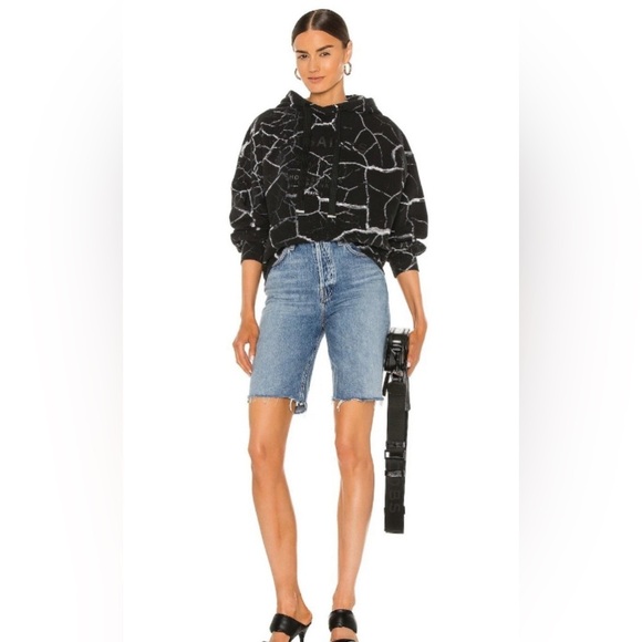 Agolde 90's Pinch Waist Short High Rise Straight Leg in Marquee Size 23 - Picture 1 of 12